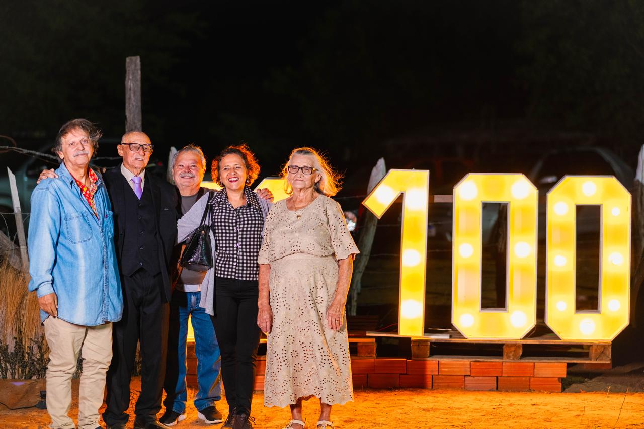 Festa de 100 anos do filiado José Carlos Guimarães