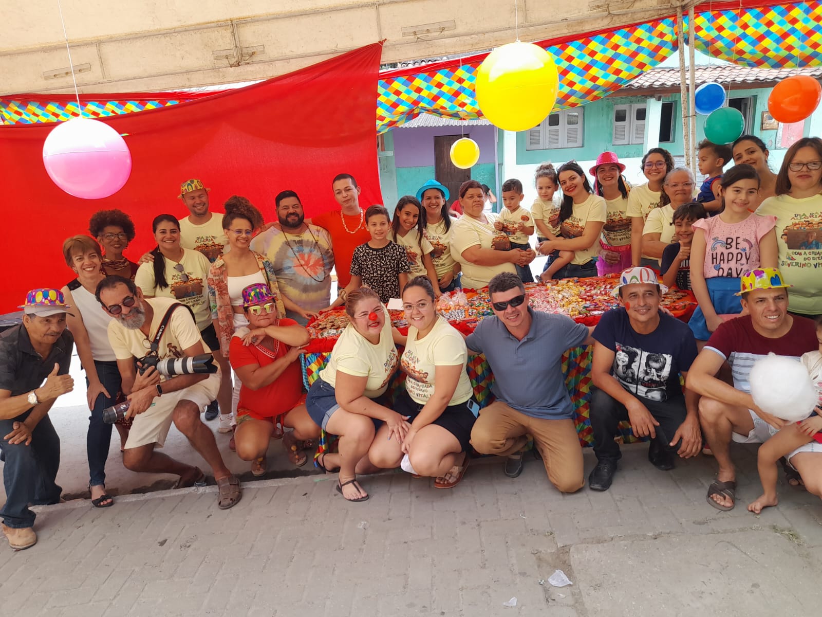 Sindsaaf em apoio a festa infantil da família Vitalino